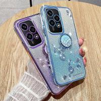 para Honor 200 Lite con Soporte de Anillo, Diseño de Flores, Funda Brillante de TPU para Teléfono - details 2