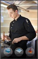 Servicio de comida, traje de cocina, uniforme de Chef Pizzaiolo, chaquetas de cocinero para restaurante, panadería, cafetería, camarero, camarera, ropa de trabajo - details 3