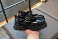 Zapatos de cuero para niños y niñas, calzado de boca baja, moda de Corea del Sur, fondo grueso, Simple, versátil, Primavera, 2024 - details 12