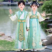 Uniformes escolares Hanfu para niños y niñas de guardería, nuevo estilo chino Tang antiguo para niños, actuación del Festival del Medio Otoño - details 3