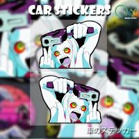 Cyberpunk Edge Walker Rebecca Calcomanía de coche personalizada divertida anime creativa motocicleta coche calcomanía reflectante - details 0