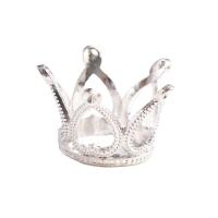 Modelo de juguete, Mini corona de Metal, adornos de decoración, casa de muñecas, corona de Metal en miniatura, aleación de bronce dorado - details 3