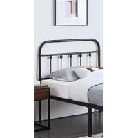Cama de Metal Moderna con somier, Cama Doble/Individual, Marco de Cama con cabecero, Cama de Invitados, Cama Juvenil, para Dormitorio, habitación de Invitados, 90 x 190 cm/Blanco - details 6