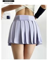 Falda de tenis de ocio para mujer, pantalones cortos con forro interior para porristas de golf, faldas plisadas para correr, deporte atlético, gimnasio y entrenamiento - details 18