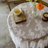 Mantel de Encaje Blanco Vintage Ideal para Hoteles, Bodas, Fiestas, Picnics - details 5