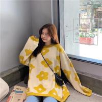 2024 ins nueva moda mujer suéteres invierno mujeres suéteres de flores sobre tamaño mujeres pullover suéteres - details 29