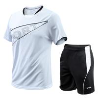 Pantalones cortos de manga corta para deportes al aire libre para hombre, conjunto de dos piezas, holgado, transpirable, de alta calidad - details 10