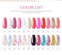 Kit de extensión de uñas de polietileno, Gel de gelatina transparente, rosa, Nude, adecuado para Nail Art, Kit de iniciación - details 2