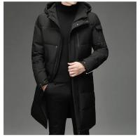 Chaquetas con capucha de plumón de pato blanco para hombre Parka impermeable gruesa y cálida de invierno para hombre Chaquetas de plumón Parka larga - details 5