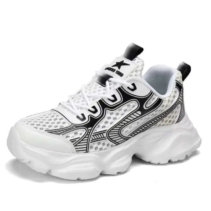 Dropshipping Logo 2025 correr de moda para hombres estilo Casual para caminar zapatos deportivos gruesos de diseñador transpirables - 1