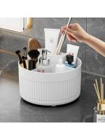 Soporte para bolígrafo giratorio de 360 ° Caja organizadora estacionaria de escritorio 5 ranuras Almacenamiento Kawaii de oficina rosa para organizadores de escritorio Suministros de oficina - details 19