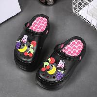 Sandalias clásicas para mujer, zapatillas de jardín, zapatos de playa informales negros, sandalias para el hogar - details 9