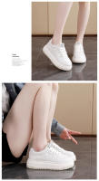 Zapatos Blancos De Cuero Con Plataforma De Zapatos De Mujer, Nuevos Zapatos Deportivos Casuales De Moda - details 10