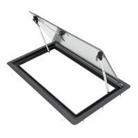 Ventana de Salida de RV Tamaño 35"Wx20"H Ventana de Push de Pared Exterior para Caravana Camper Trailer - details 1