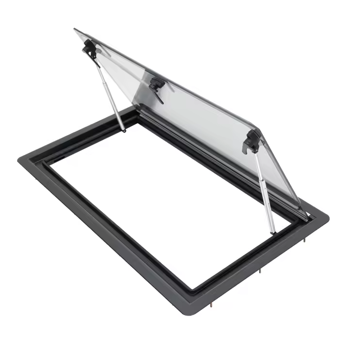 Ventana de Salida de RV Tamaño 35"Wx20"H Ventana de Push de Pared Exterior para Caravana Camper Trailer - 1