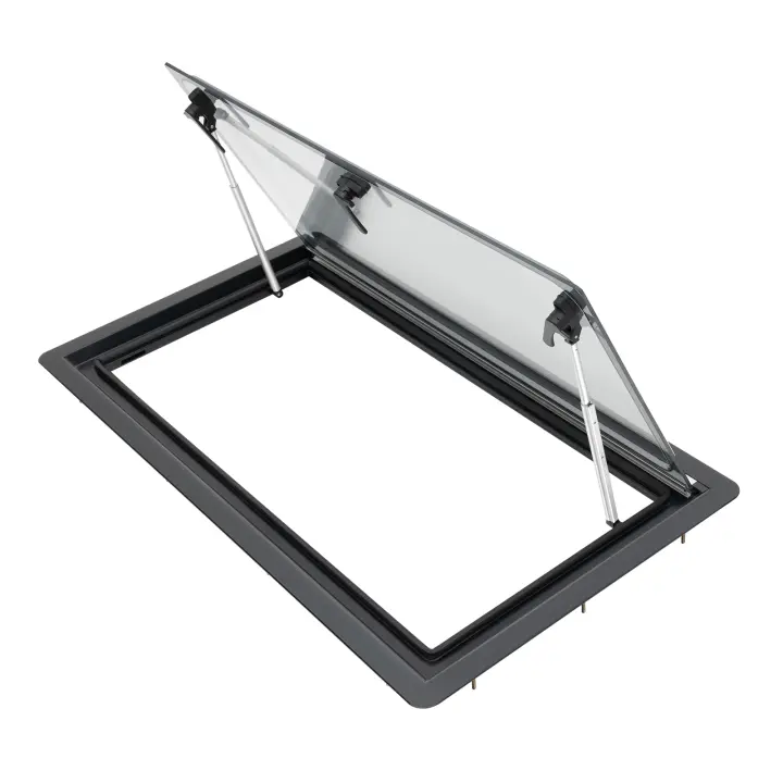 Ventana de Salida de RV Tamaño 35"Wx20"H Ventana de Push de Pared Exterior para Caravana Camper Trailer - 1