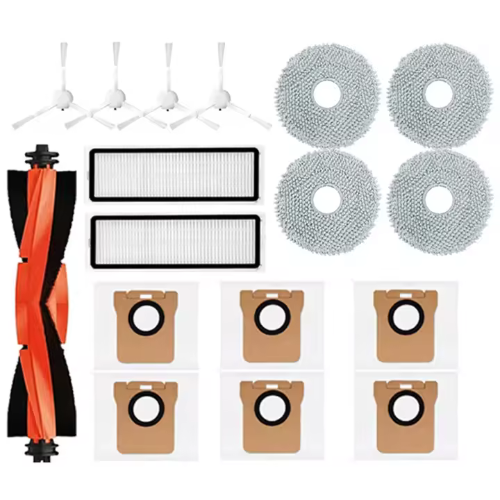 Piezas para Robot aspirador Xiaomi X20 + / X20 Plus, accesorios, cepillo lateral principal, filtro Hepa, paño de mopa, repuesto de bolsa de polvo - 1