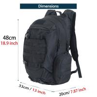 Mochila impermeable THURAM 45L para pesca, caza, actividades al aire libre, táctica, deportiva, camping, senderismo y trekking. - details 3