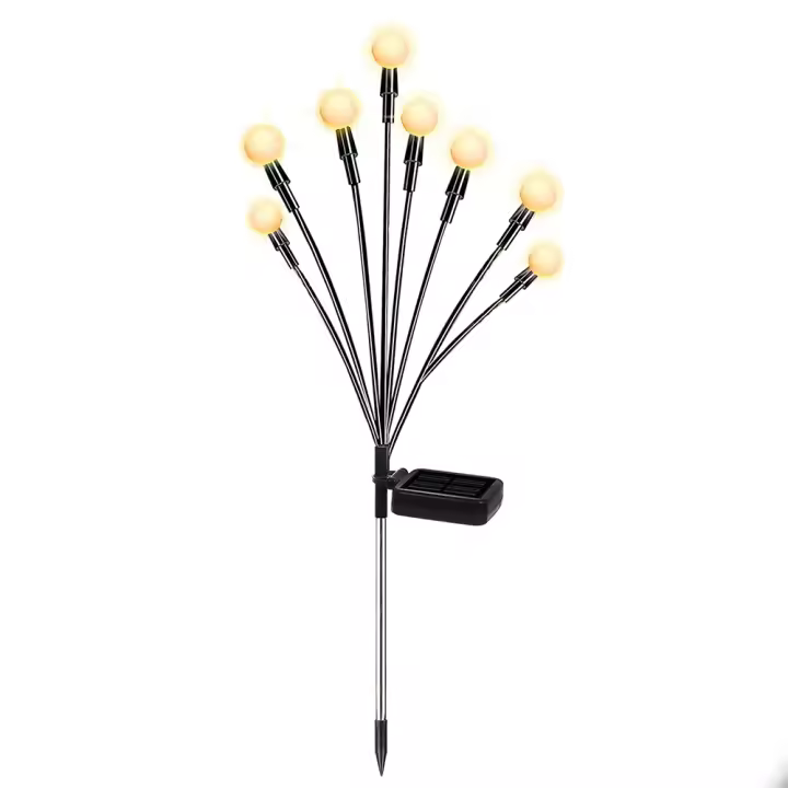 LÁMPARA SOLAR LED oscilante, BOLAS DE JARDÍN - 1