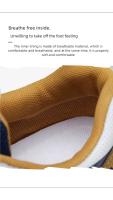 Zapatillas Deportivas Coreanas Transpirables Suela Suave con Cordones Giratorios para Hombre - details 7