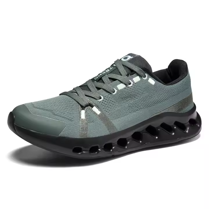 Zapatos para correr de choque lento zapatillas de deporte transpirable tejido con mosca zapatos de hombre - 1