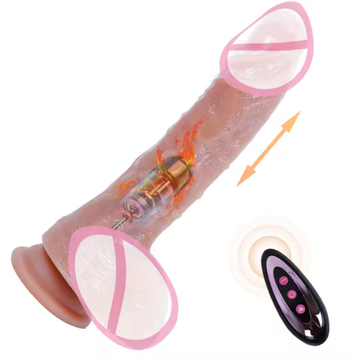 Juguete sexual Anal expansor suave con función telescópica para mujer, regalo para adultos, masturbador de eyaculación de silicona, pene, ventosa grande - 1