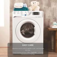 Falda de cama elástica con volantes, cubierta suave y cómoda, resistente a la decoloración, Protector de cama sin superficie - details 3