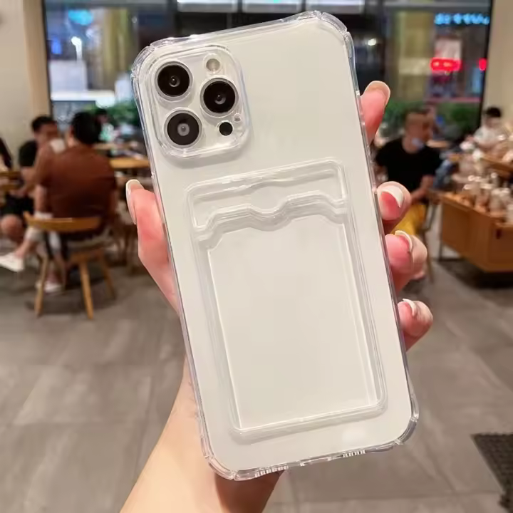 Funda de silicona transparente a prueba de golpes para iPhone, 15, 14, 13, 12 Mini, 11 Pro, XS, Max, X, XR, 6, 6s, 7, 8 Plus - 1