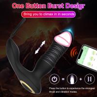 Juguete Sensorial para Adultos Enchufe Anal Vibrador para Expansión de Prostata y G-spot - details 1