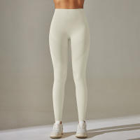 Hamidou-MALLAS DE Yoga sin costuras para mujer, ropa deportiva de entrenamiento, pantalones deportivos de cintura alta - details 11