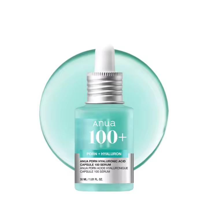 Anua PDRN Cápsulas de suero facial radiado con ácido hialurónico, efecto hidratante y reafirmante, color natural, sin aroma, coreano - 1
