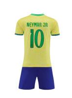 Camiseta de fútbol Brasil local 24-25 No.10 para niños y adultos, tallas 14-3XL para adultos - details 3