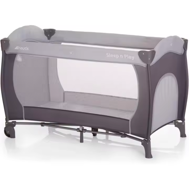 Parque Cuna de Viaje Bebe Cuna Ligera con Ruedas desde Nacimiento 120x60 cm Stone/Gris - 1