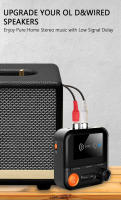 Receptor de audio Bluetooth NFC, 5 modos de ecualización, compatible con reproducción de tarjeta TF, 3,5 mm AUX R/L RCA estéreo HIFI, adaptador inalámbrico de música sin pérdida con micrófono para kit de altavoz de automóvil - details 4