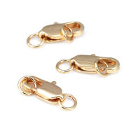 6 uds. De latón de Color dorado de 18K con cierres circulares de langosta, cierres para collares, pulseras, suministros para fabricación de joyas, accesorios Diy - details 21