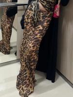 falda elegante con estampado de leopardo para mujer, faldas Maxi, ropa Y2K para oficina, Club, fiesta, ropa de calle informal, venta al por mayor, 2025 - details 18