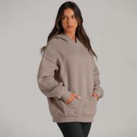 Sudadera con capucha de gran tamaño para mujer, jersey de moda de otoño, sudadera con capucha de gran tamaño, sudadera gruesa con capucha - details 2