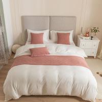 Carrileras Decorativas Para Cama con Patrón de Concha en Terciopelo Nuevo Diseño en Color Gris Rosa Amarillo Azul Verde Material Poliéster Hecho en China - details 32