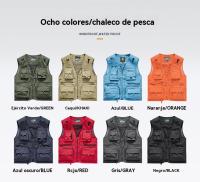 Chaleco de Hombre Transpirable de Secado Rápido – Multibolsillos para Pesca, Fotografía y Actividades al Aire Libre - details 3