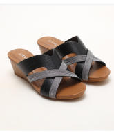 Sandalias de cuña para mujer, ideales para usar como prenda exterior, modernas, con plataforma gruesa, impermeables, informales, de talla grande, con boca de pez. - details 11