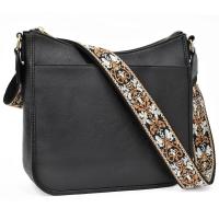 Bolso cruzado de hombro ancho para mujer de moda Bolso de mano retro grande multifuncional de cuero PU - details 6