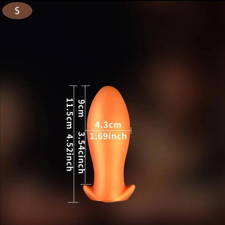 Empaque privado Juguetes sexuales enormes y sexys Tapón anal grande Dilatador Masajeador de próstata para hombres Gay Adulto Estimulador de expansión anal Perlas anales grandes - 1