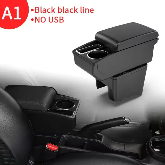 Caja de almacenamiento central para VW POLO 5 6R Vento, reposabrazos, accesorios de coche, reequipamiento, novedad de 2012-2018 - 1