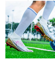 Botas de fútbol profesionales AG para hombres, zapatos de fútbol para niños, tacos altos para el tobillo, zapatillas de fútbol de hierba, zapatos de entrenamiento de Futsal, gran oferta - details 27