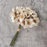 Ramo de narcisos artificiales de tacto Real, elegante flor de narciso de seda hecha a mano, flor falsa de lujo, escritorio para sala de estar - details 2