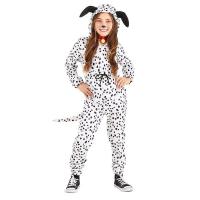 Traje de Perro Dalmata Umorden Mono con Capucha para Niños de 3 a 10 Años - details 0
