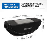 Bolsa de manillar impermeable para motocicleta Triumph 800 1200 Tiger accesorios de producción de encaje superior - details 3