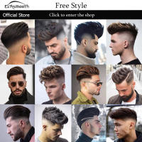 Tupé con Base de piel ultrafina para hombre, prótesis capilar Invisible, sistema de cabello humano Natural, v-looped, 0,03mm - details 0