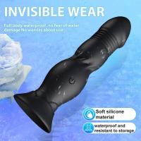 Embalaje privado SEXY Inalámbrico Bluetooth Telescópico Anal Plug Vibrador APP Remoto Vibrador Dildo Masculino Estimulador de Próstata Juguete Sexual para Hombres Gay - details 11