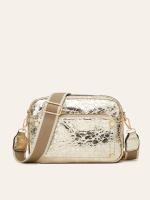 Bolso de mujer 2025 nueva moda doble cremallera pequeña bolsa cuadrada correa de hombro ancha bolso de cámara solo hombro bolso de mensajero mujer - details 13
